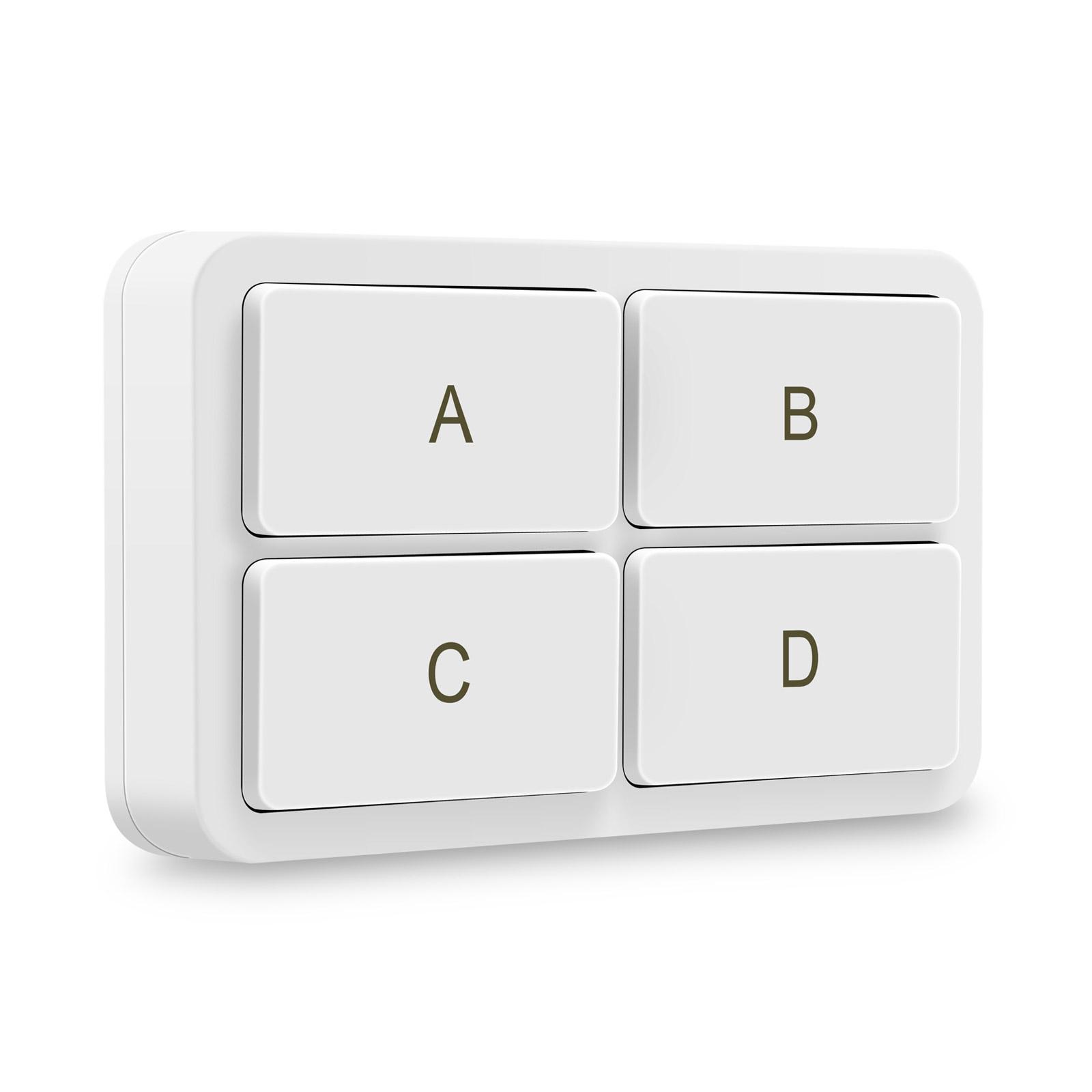 

Беспроводные кнопки переключения сцен, 4-позиционные контроллеры сцен, переключатели для кнопки ZigBee для автоматизации Tuya