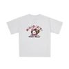 Camiseta de Algodón Informal Urbana para Niños y Niñas Coreana Moderna Hello Kitty Amigo Pareja Verano Y2K Divertida Camisetas Oversize Y2k Cuello Redondo Ropa Femenina de Ocio