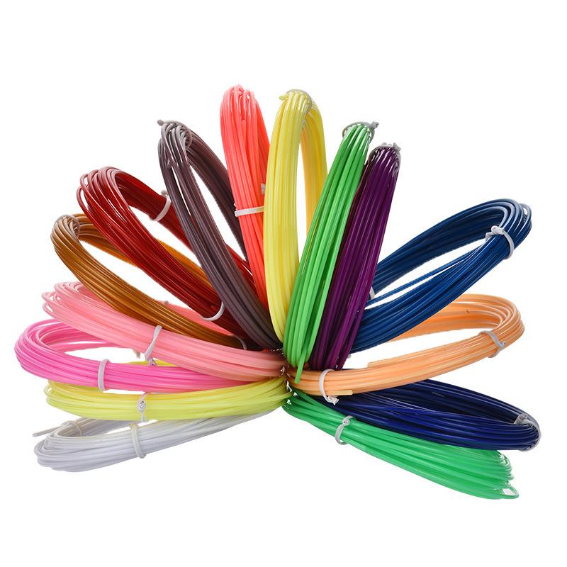 3D Printing Pen Filament: High-Temp PLA & Low-Temp PCL, 1.75mm Core for Stereoscopic Graffiti Drawing.