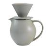 Klassischer Keramik-Kaffeefilter mit geräumiger 830-ml-Kanne, Kaffeemaschine mit großem Fassungsvermögen, Brauset für mehrere Tassen