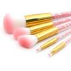 Makeup Brush Set Cosmetic with Transparent Handle for Women Foundation Face Powder and More