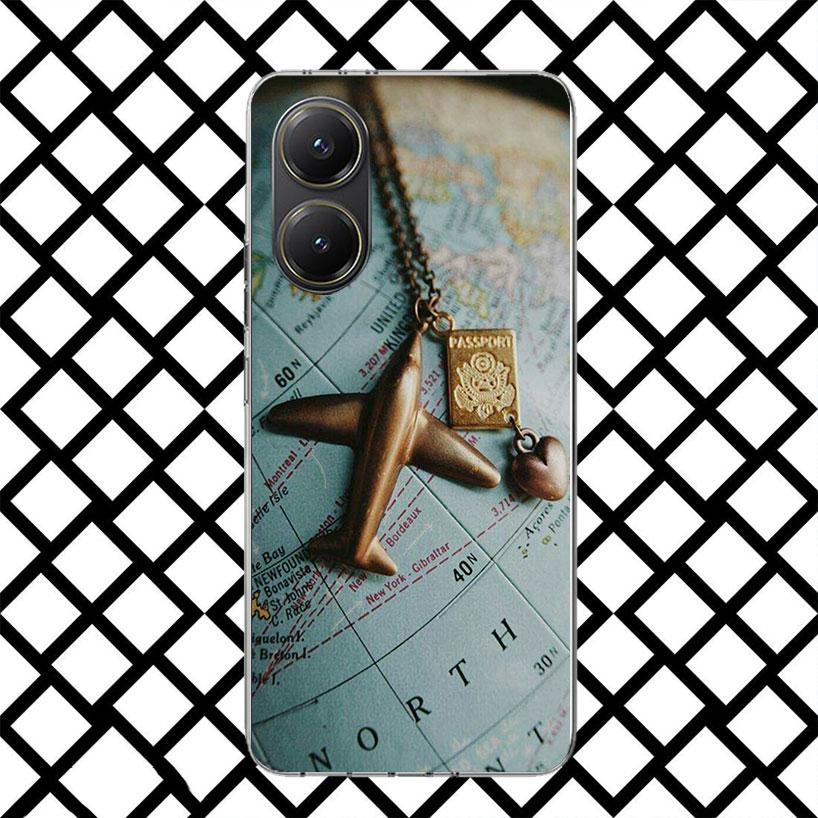 World Map Travel Plans Phone Case for Xiaomi Poco F7 Ultra X7 X6 X5 Pro X4 Gt M8 M7 Redmi 15 15C 13 13C 12 12C Soft Cover Fundas