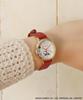 Bleu Bleuet Hello Kitty Ribbon Embossed Watch (Red)