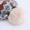 New Winter Knitted Plush Ear Protection Hat Thickened Plush Warmth Lei Feng Hat National Style Cold Proof Hair Ball Big Head Circumference