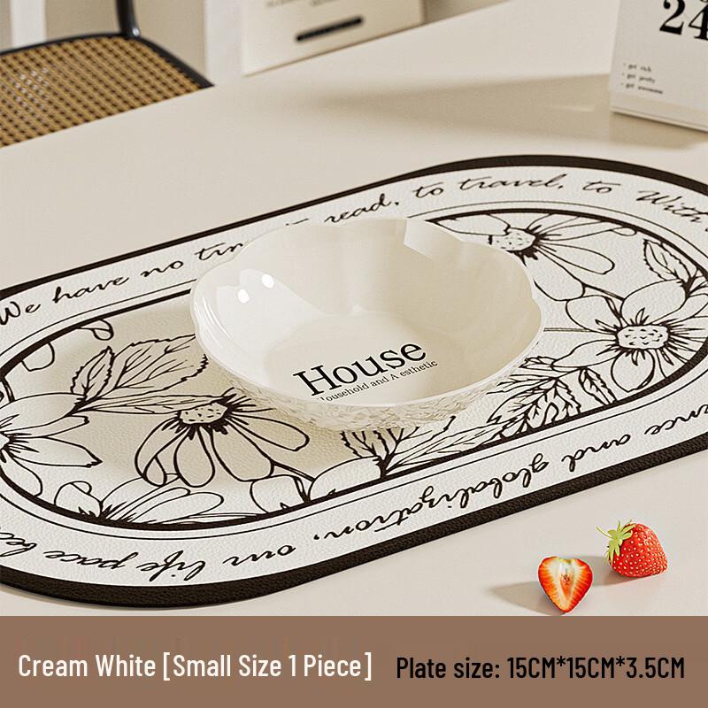 

Minimalist Cream White Fruit Plate