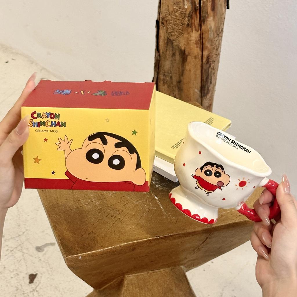 Mug Ceramic Couple Water Cup Graduation Birthday Gift Home Cup Cute Cartoon High Pretty