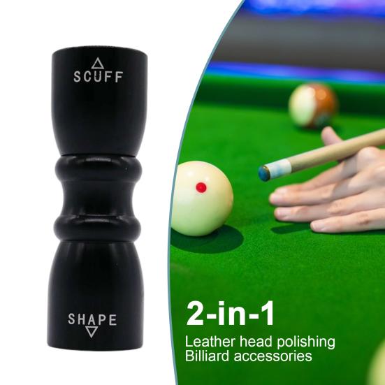 Snooker Pool Cue Tip Tool Hliníková slitina 3-v-1 Kulečník Pool Stick Tip Kovový Scuffer Shaper Provzdušňovač Nástroj na opravu Pool Cue Příslušenství