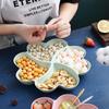 Vierblättrige Klee Snack- und Obstplatte - Kreative Wohnzimmer-Aufbewahrungslösung