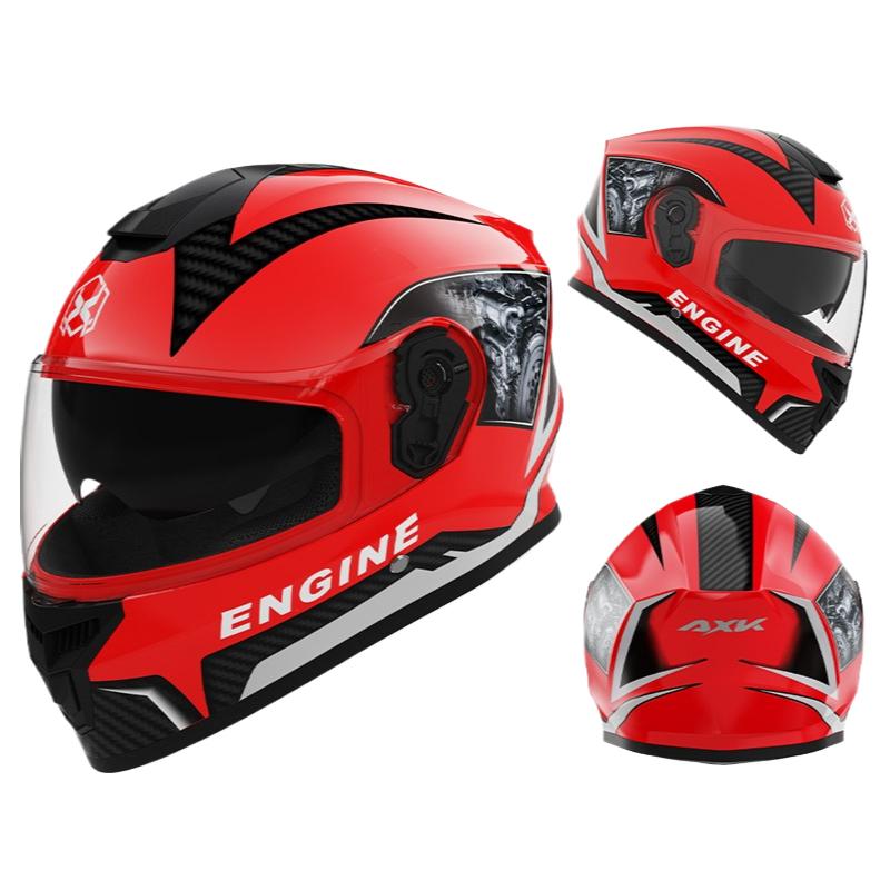 Motorcycle Helmet Men's Warm Winter Locomotive Double Lens Electric Vehicle Women's Cycling Four Seasons Full Helmet