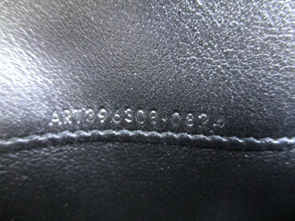 Authentic Saint Laurent YSL Black Leather Long Flap Wallet #b243 Seller refurbished