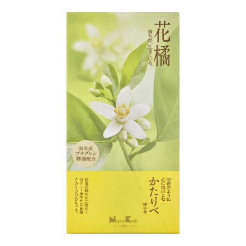 Kataribe Hanatachibana Incense, Approx. 100g, Nippon Kodo, Low Smoke