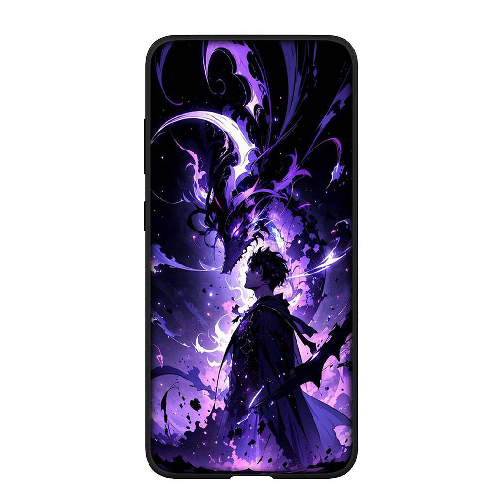 Pouzdro na telefon pro Samsung Galaxy S25 S23 S22 S24 Ultra FE A05 A06 A15 A16 A36 A37 A35 A54 A55 A56 A57 A25 A26 A53 Solo Leveling Anime Sung Jin woo Kryt