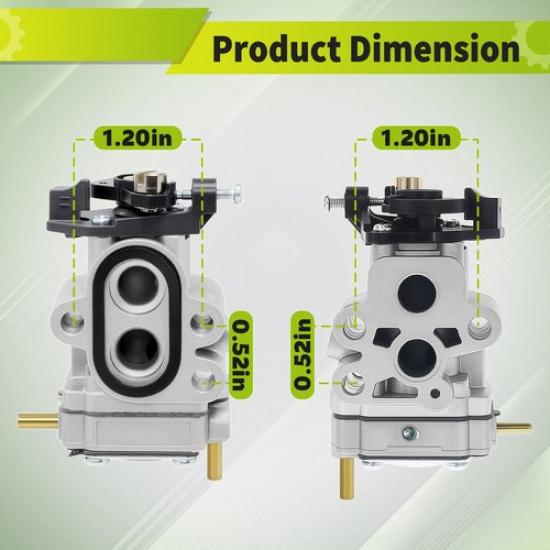 Carburetor Carb For Ryobi Cultivator RY60520 25cc Engine Model number 308708001