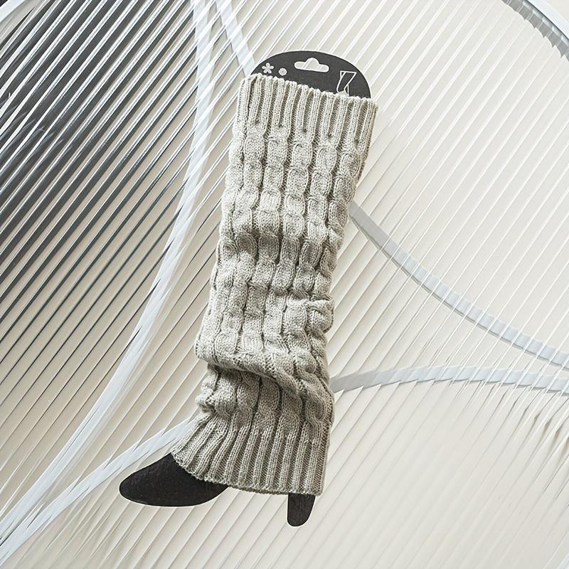 Women Boot Cuffs and Foot Protectors Lolita Heap Socks Autumn Winter Warm Tights Cosplay Knitted Foot Cover Japanese