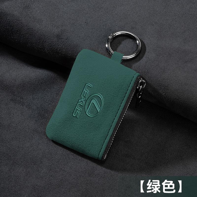Car Key Bag Suede Coins Wallet Mini Card Pouch For Lexus NX IS RX ES GX LX LS UX GS 200 260 300 350 NX200 NX300 RX350 ES300
