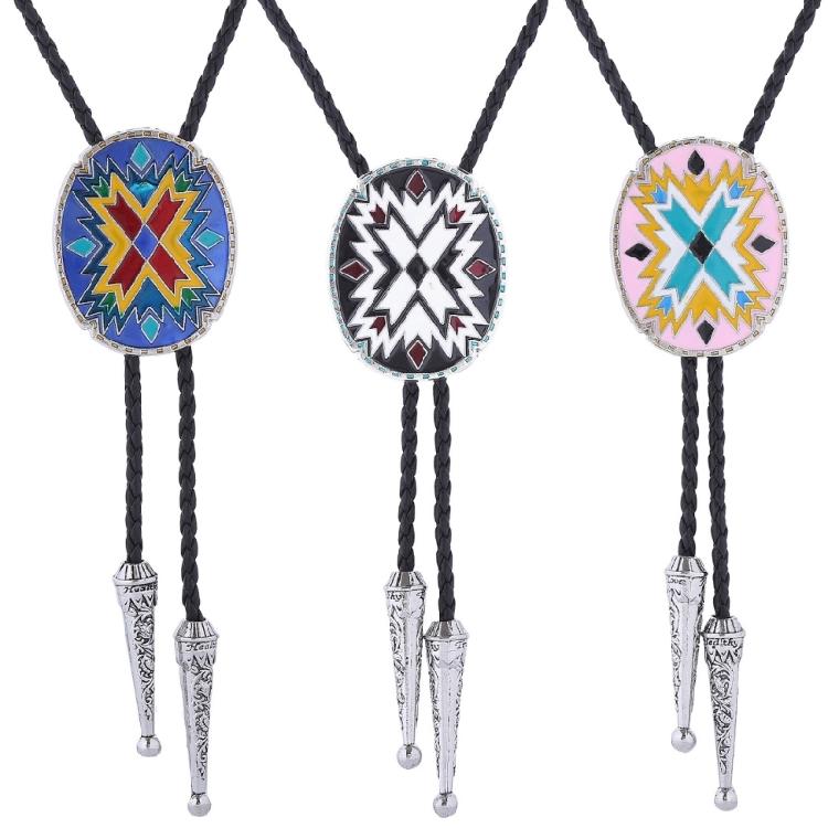 1 PcCool Bolo Tie Necktie Western Cowboy Necktie Necklace Male Costume Accessory