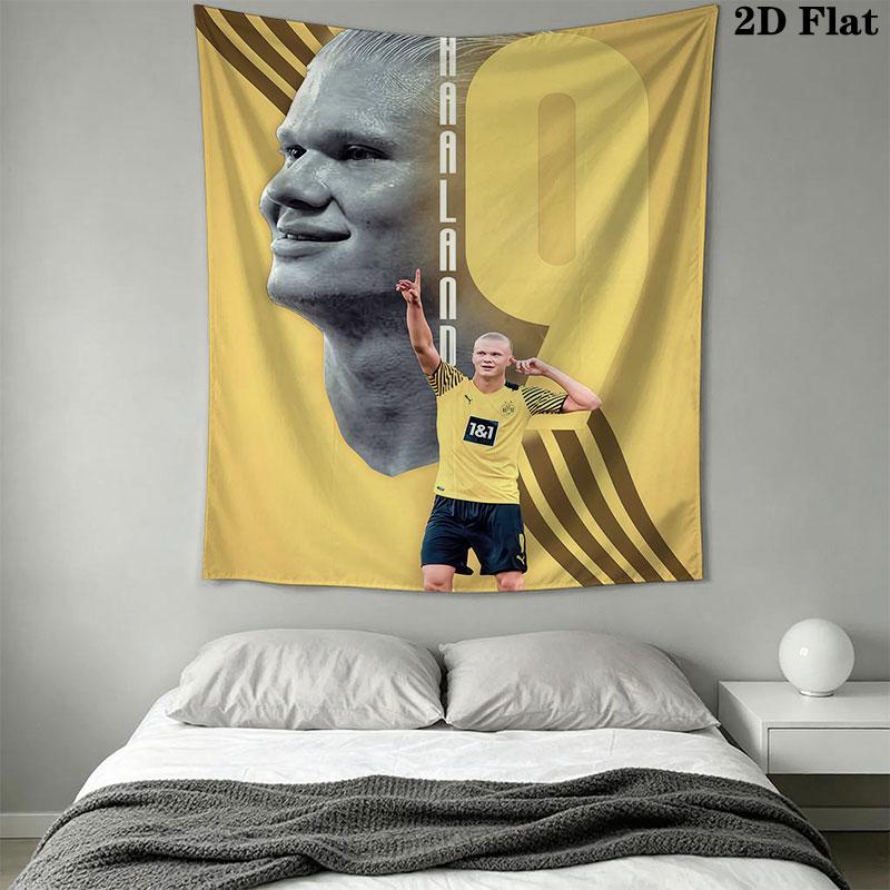 Haaland Wall Hanging Printed Fabric Blanket Decorative Tapestries for Bedroom Living Room Home Decor
