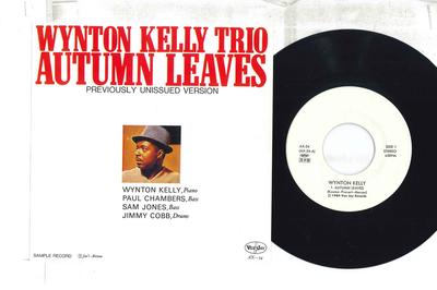 7inch Record WYNTON KELLY - Autumn Leaves / Joe's Avenue AX54PROMO VEE JAY 1984 Japan Jazz Used