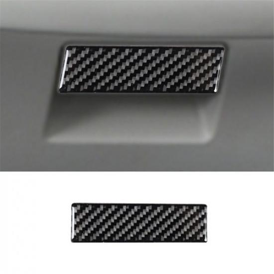 For Jeep Liberty 2008-12 Carbon Fiber Interior Glove Box Handle Cover Trim