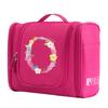 Travel Handbag Cosmetic Bags Make Up Case MakeUp Bag Wash Pouch Women Hook Up Organizer Pink Print Toiletry Accessory Storage