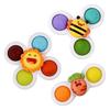 3X Baby Kreisel Spielzeug Schmetterling Cartoon Drehende Spielzeuge Fidget Saugnapf Badespielzeug