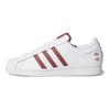 adidas Superstar White Quiet Crimson Unisex Sneakers Cloud-White Gold-Foil GY0976