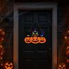 Pumpkin Shape Wooden Pumpkin Signs Wooden Pumpkin Porch Sign  Front Door Decor