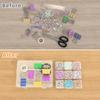 Bead Organizer Box 31Pcs Small Bead Organizers Storage Plastic Cases Mini Clear Bead Storage Containers Boxes with Hinged Lid