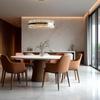 Amsterdam - Chandelier 80cm, Ring 3 LED color 50W, Gold Brass, K9 Crystal