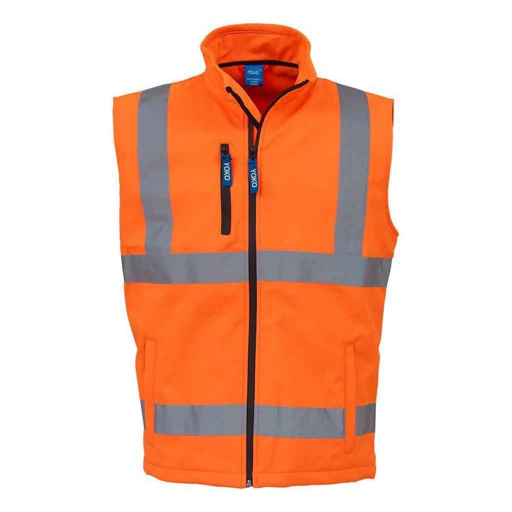 Yoko Unisex Adult Hi-Vis Softshell Gilet