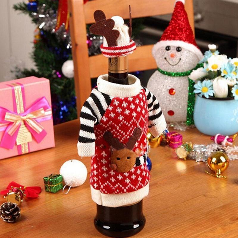 1 Pcs Santa Table Decor Christmas Decoration Bottle Cap Party Gift Fashion Style