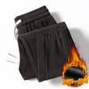 9xl Plus Size Winter Thicken Warm Fleece Sweatpants Men Corduroy Joggers Sportswear Casual Track Pants 6xl 7xl 8xl