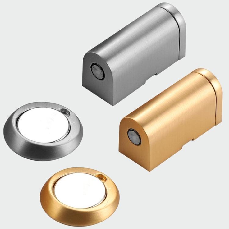 Floor Mounted Door Stop Anticollision Magnetic Door Stoppers Adjustable Bedroom Door Stop Wall Protector Door Accessories
