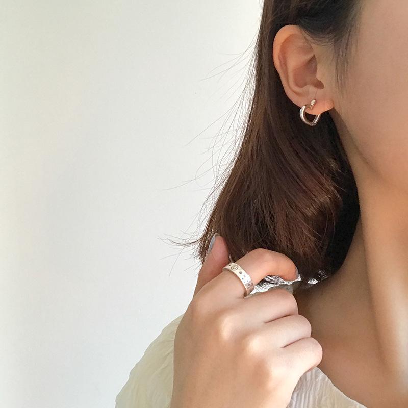 

Серьги-каффы в виде сердца: Серебро 925 пробы, Женский корейский дизайн высокого класса, Нишевая личность, Стиль интернет-знаменитости, Подвески и пусеты.