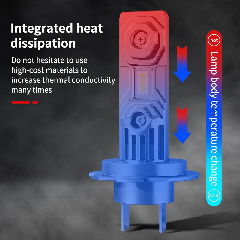 2PCS H7 Original Auto Led High Power Scheinwerfer K35 Spot Birne Canbus Nebel Licht 10000LM 50W Auto Licht auto Teile