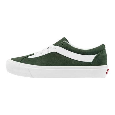 Odważne Wytrzymałe Lekkie Antypoślizgowe Niskie Buty Skateboardowe Unisex Trampki Zielono-Białe VN0A3WLP42P