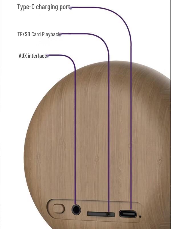 Bach Johann DW06 Bluetooth Speaker with Night Light CN Plug (adapter Included)
