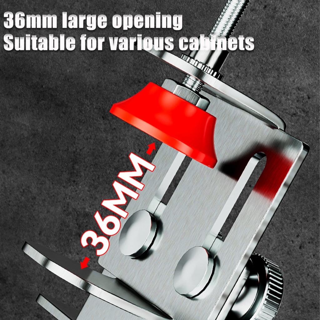 Multi Functional Woodworking Cabinet Door Installation Locator Adjustable Auxiliary Stainless Steel Cabinet Installation Locator