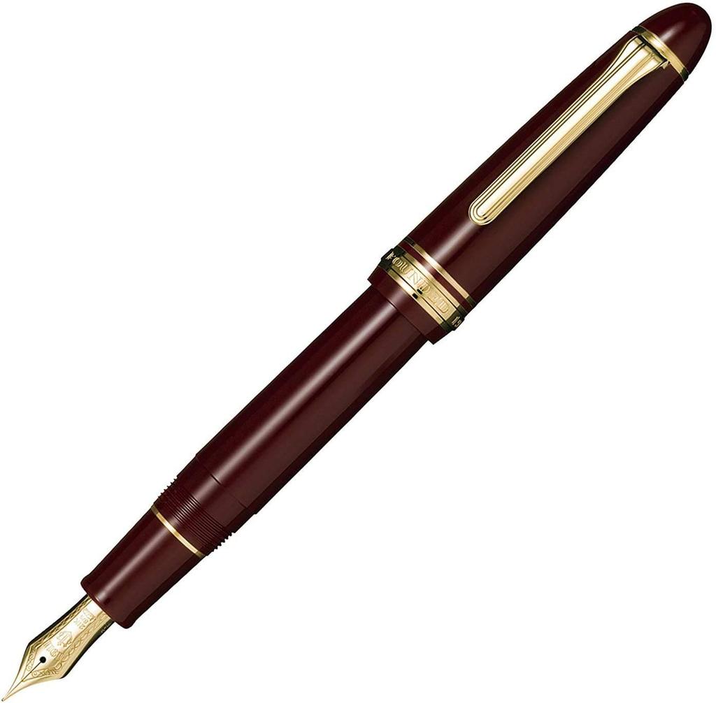Sailor Profit 21 Maroon Fountain 21K Extra EF Pen, Gold, Fine, Size, 11-2021-132