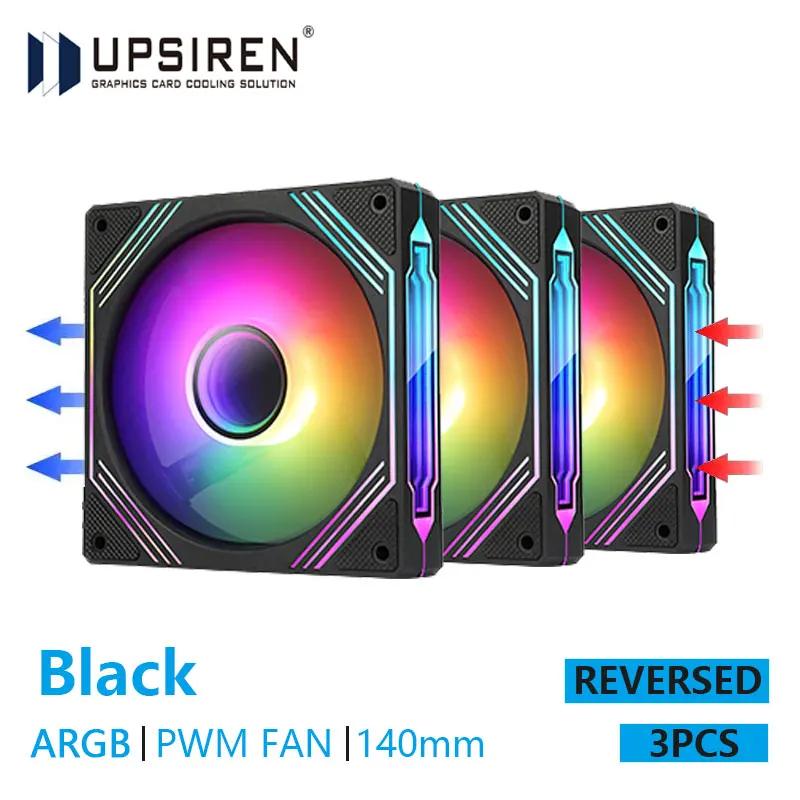 UPSIREN PF-14 PRISM 4PRO Computer Chassis Fan 14cm ARGB 4 Pin PWM Quiet Cooling Fan 12V Large Air Volume 61.5CFM/650-1800RPM