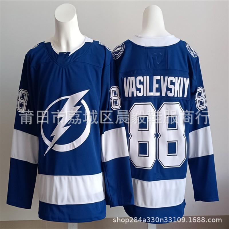 Embroidered Ice Hockey Jersey Men Flyers Bruins Devils Lightning Team Uniforms Adult Sportswear