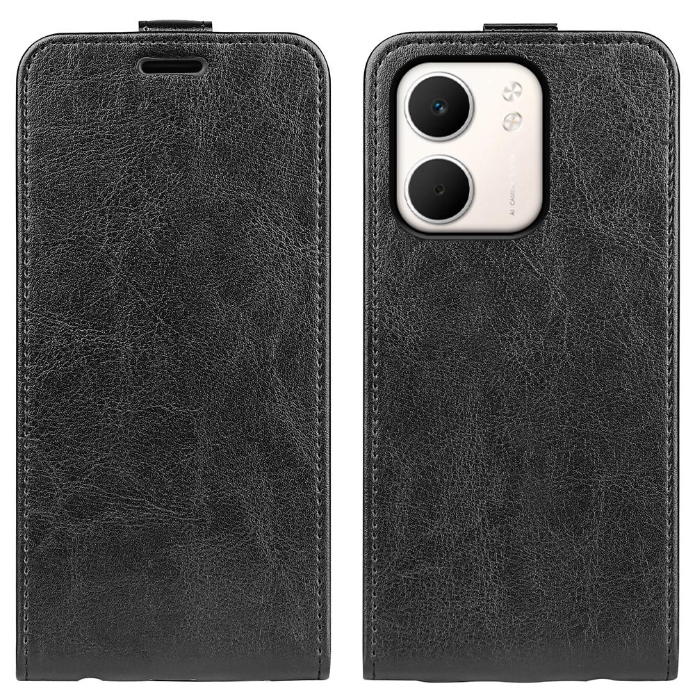 For Oppo A5x 5G/Oppo A5x 4G Case with Card Slots Vertical Flip Leather Phone Cover