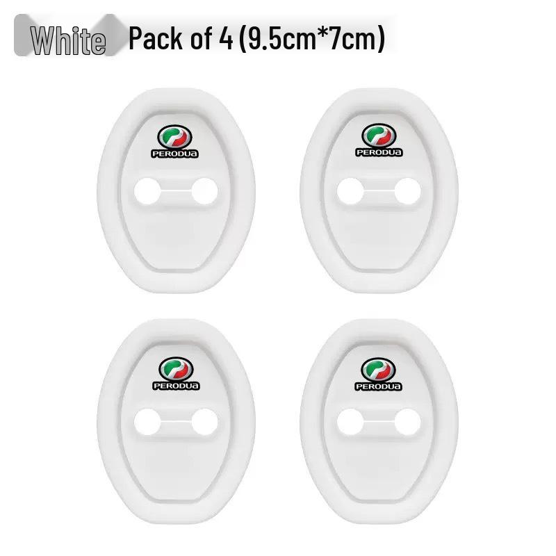 Universal Silicone Car Door Lock Protection Pad - Sound Reduction & Shock Absorption for Select Models