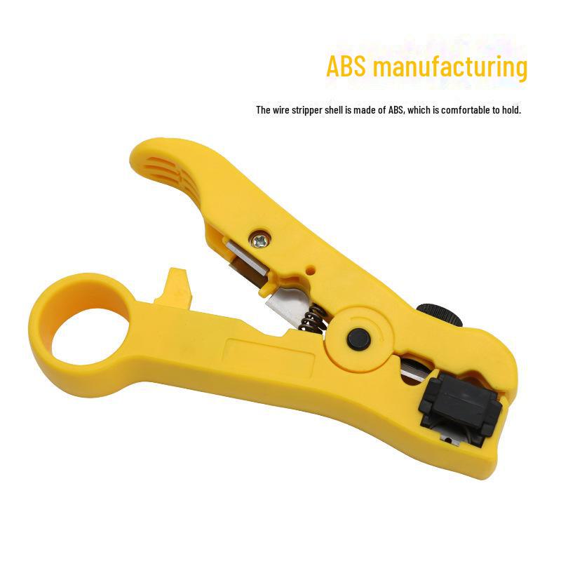 Multi-purpose Coaxial Cable, TV, and Network Wire Stripper & Cutter