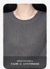 Round neck sleeveless knitted top and wide leg pants two-piece set