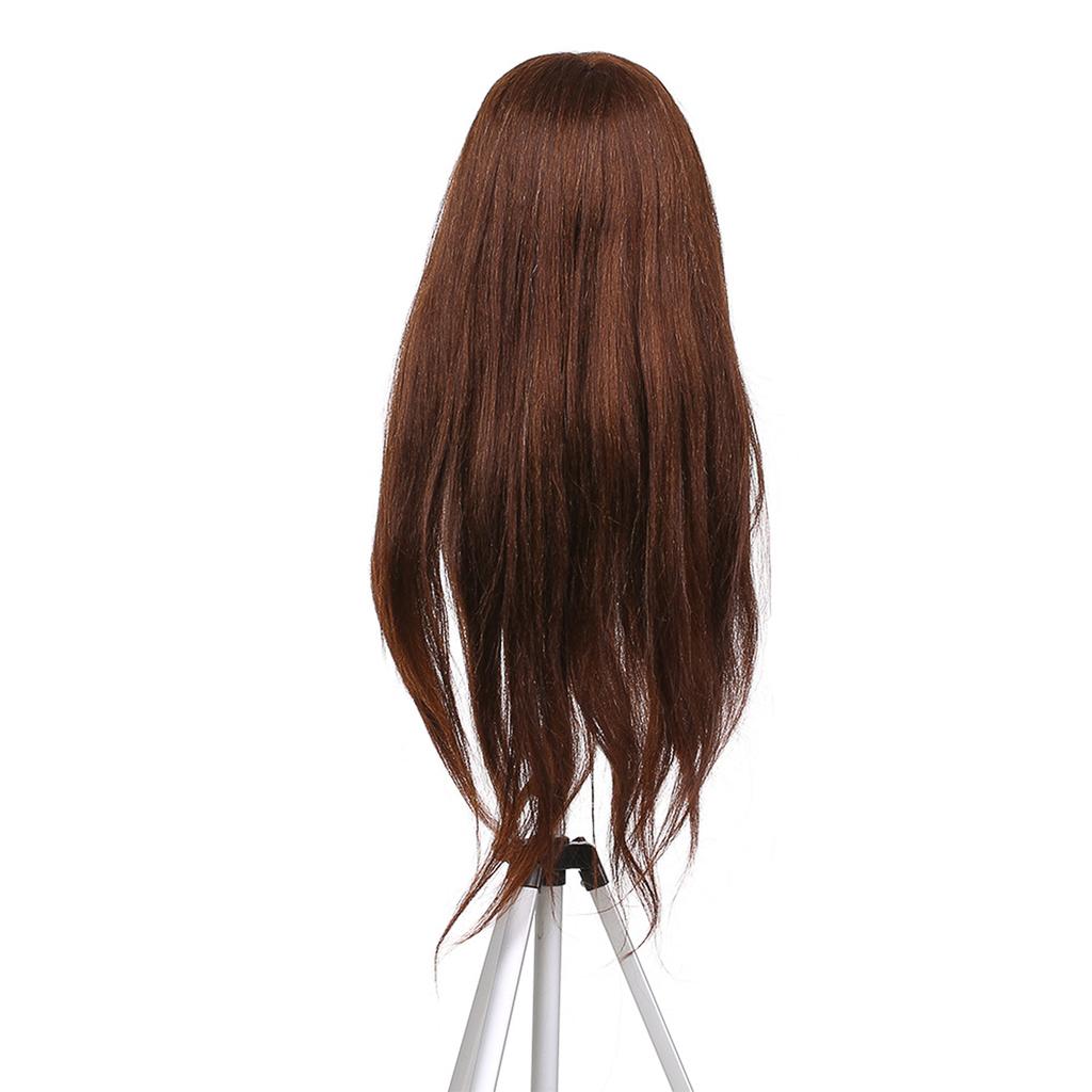 70percent  Human Hair Mannequin Head For Braiding Manikin Head For Hairdresser Professional Cosmetology