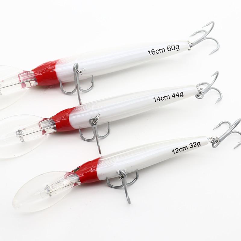 7-Color Wobbler Saltwater Fishing Lure 15.2cm Long Casting Rolling Hard Bait for Freshwater Fish Sea Bass Salmon Pike Cod Carp"