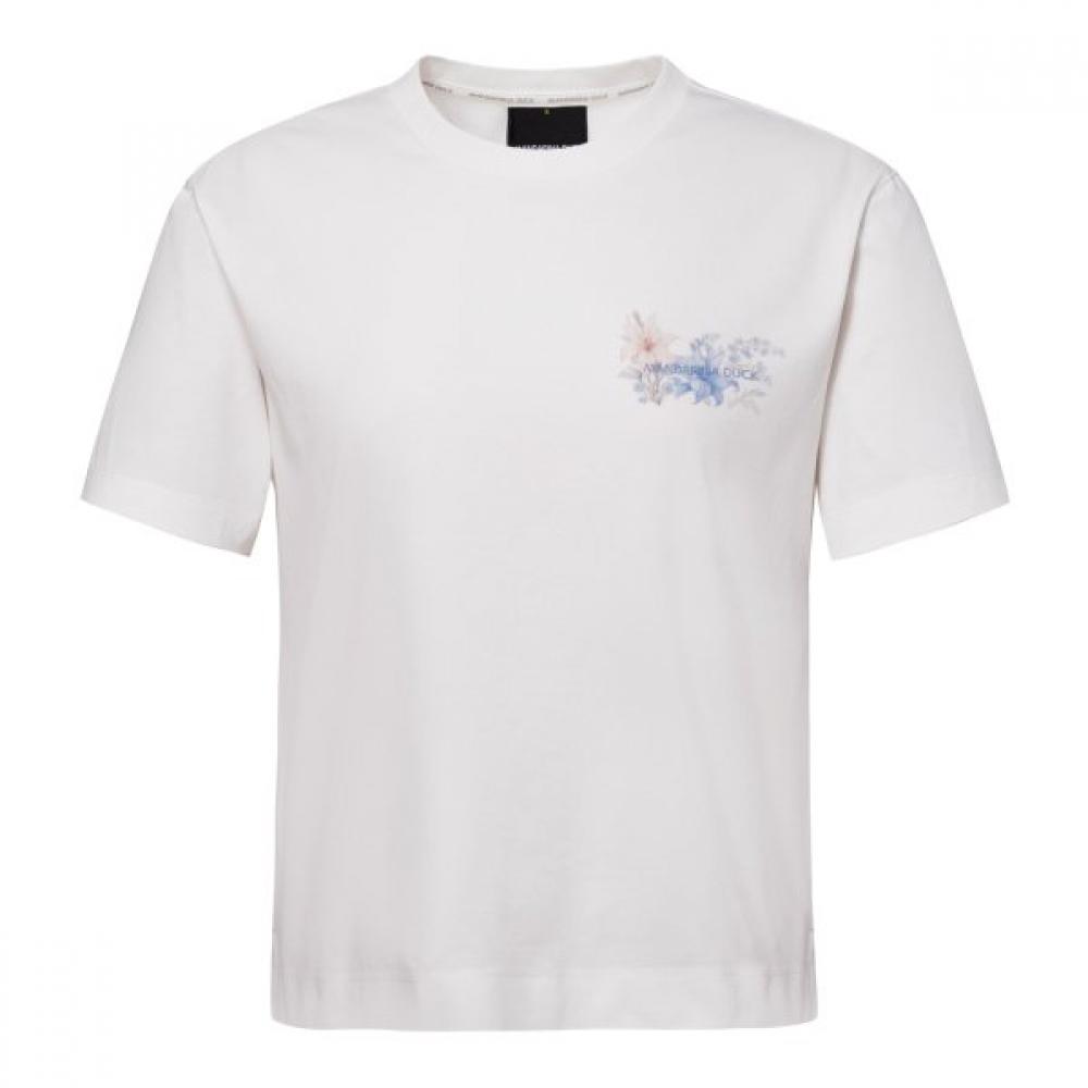 Mandarina Duck Women S BoTanical Graphic T ShirT h7S09978 85(S)