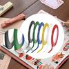 6Pcs Whiteboard Tape Pinstripe Tapes for Dry Erase Board Self Sticky Electrical Graphic Kids Art