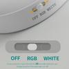 Colorful LED Night Light Motion Sensor Lights Wireless Magnetic Round Night Lamp Kitchen Cabinet Bedroom Atmosphere Decor